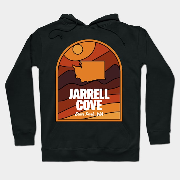 Jarrell Cove State Park Washington Hoodie by HalpinDesign